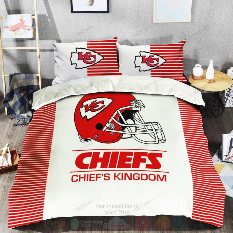 NFL Kansas City Chiefs Kingdom Inspired Bedding Set 1