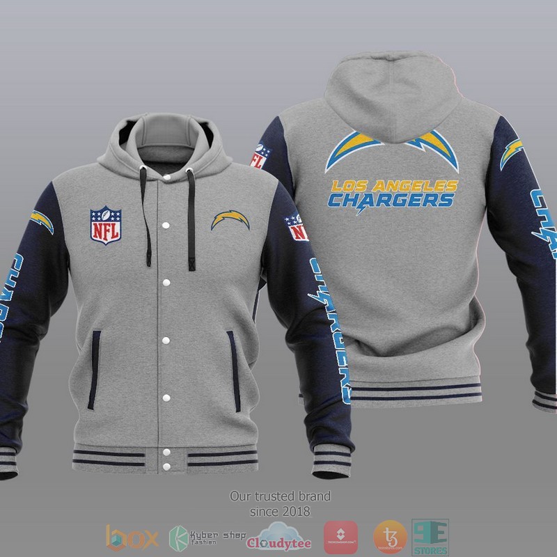 NFL Los Angeles Chargers Baseball Jacket Hoodie 1