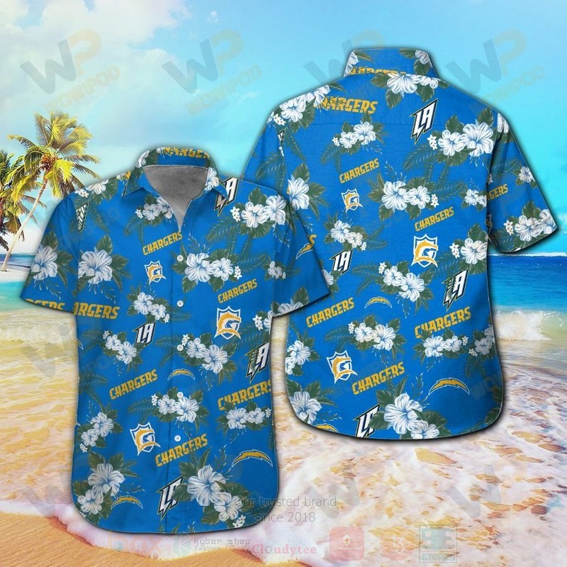 NFL Los Angeles Chargers Hawaiian Shirt Short
