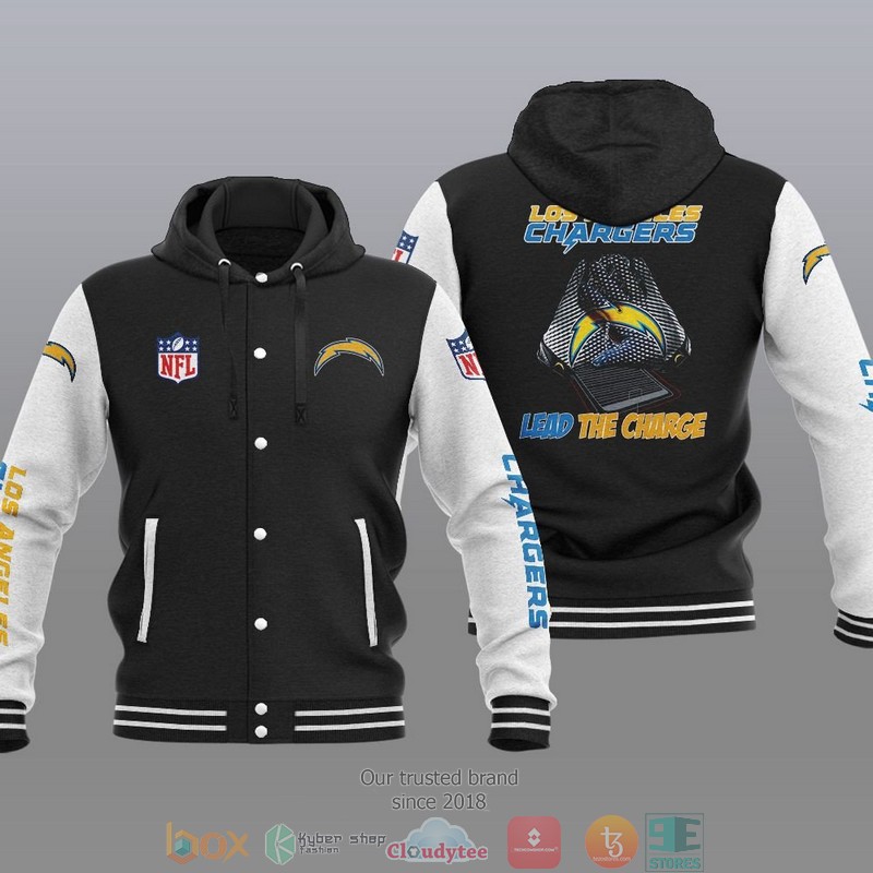 NFL Los Angeles Chargers Lead The Charge Baseball Jacket Hoodie
