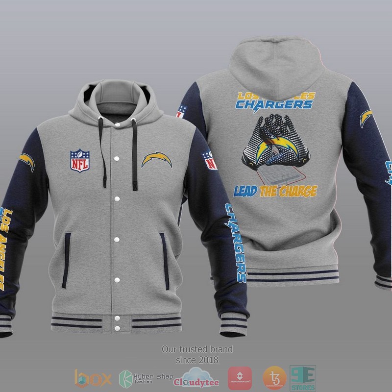NFL Los Angeles Chargers Lead The Charge Baseball Jacket Hoodie 1