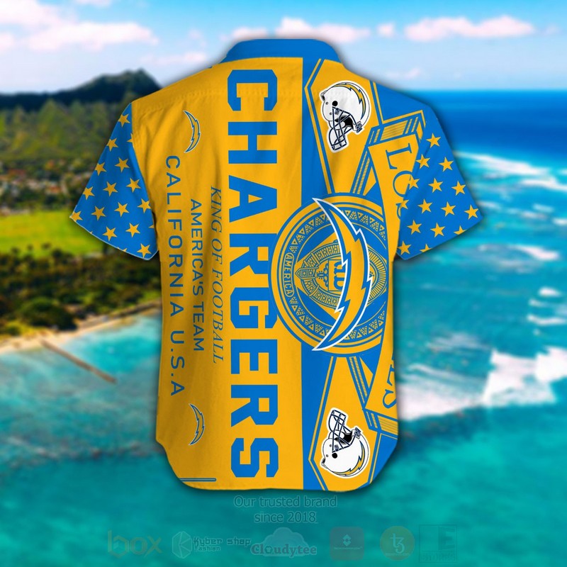 BEST NFL Los Angeles Chargers Men Woman Hawaii Shirt, Short 5 NFL Los Angeles Chargers Men Woman Hawaiian Shirt 1 2 3 4