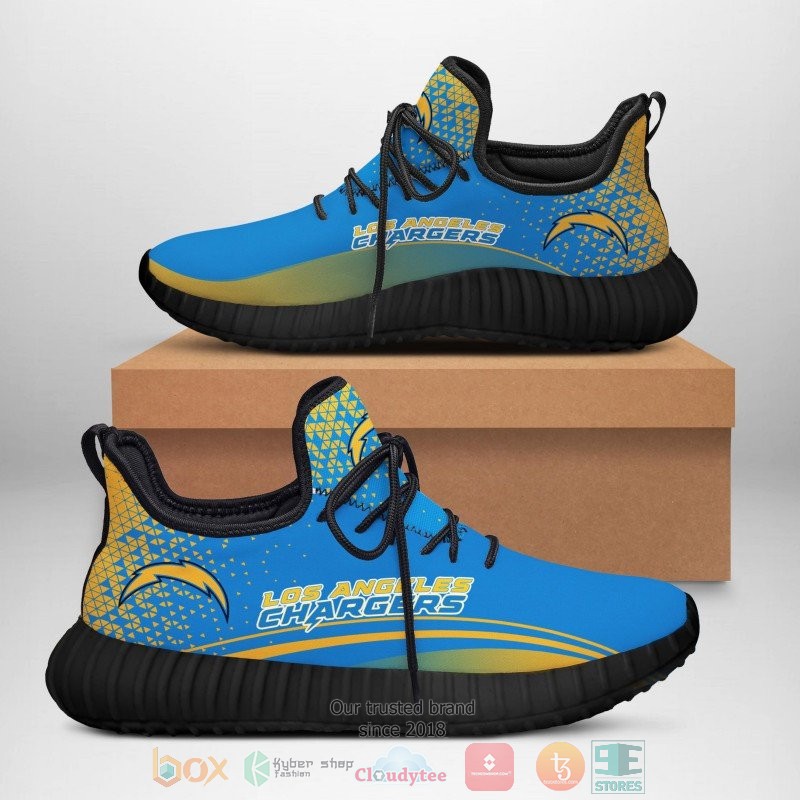 HOT NFL Los Angeles Chargers Reze sneaker 2 NFL Los Angeles Chargers Reze Shoes 1