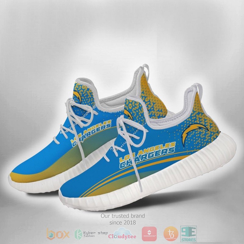 HOT NFL Los Angeles Chargers Reze sneaker 4 NFL Los Angeles Chargers Reze Shoes 1 2 3