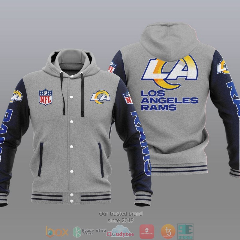 NFL Los Angeles Rams Baseball Jacket Hoodie 1