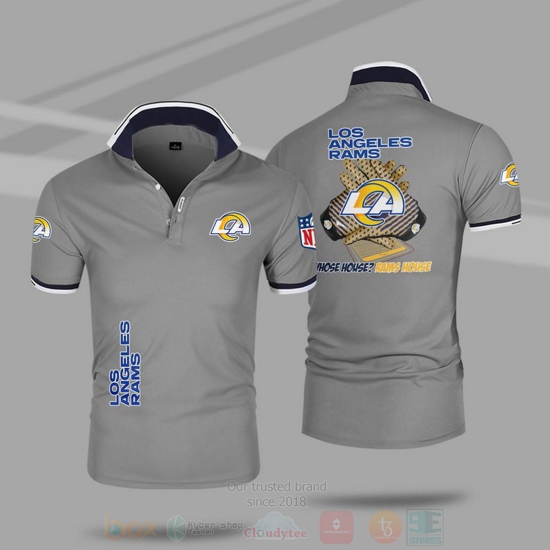 BEST NFL Los Angeles Rams Premium All Over Print Polo Shirt 5 NFL Los Angeles Rams Premium Polo Shirt 1 2 3 4