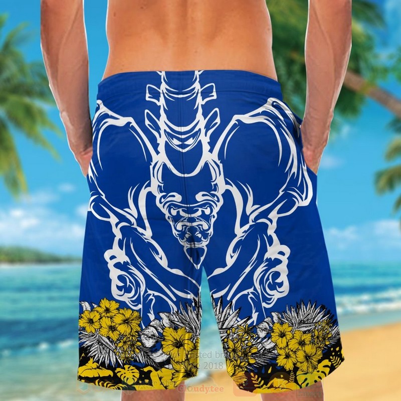 NFL Los Angeles Rams Skeleton Hawaiian Shirt Short 1 2 3 4 5