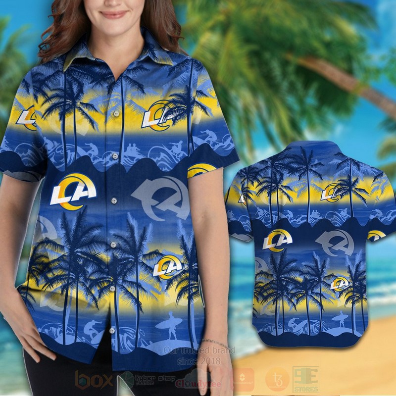 BEST NFL Los Angeles Rams Surf Hawaii Shirt, Short 3 NFL Los Angeles Rams Surf Hawaiian Shirt Short 1 2
