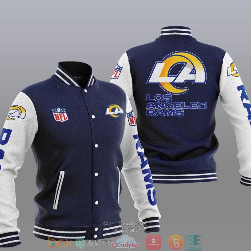 NFL Los Angeles Rams Varsity Jacket 3 NFL Los Angeles Rams Varsity Jacket 1 2