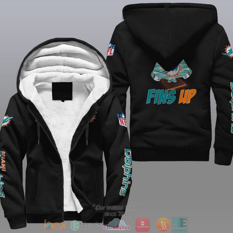 NFL Miami Dolphins Fins Up Fleece Hoodie
