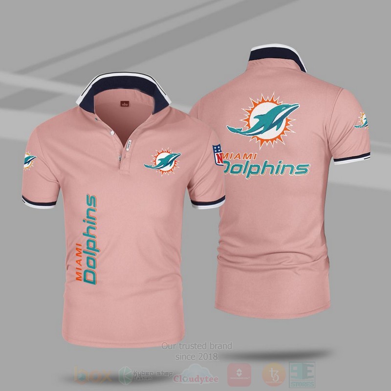 BEST NFL Miami Dolphins All Over Print Polo Shirt 7 NFL Miami Dolphins Polo Shirt 1 2 3 4 5 6