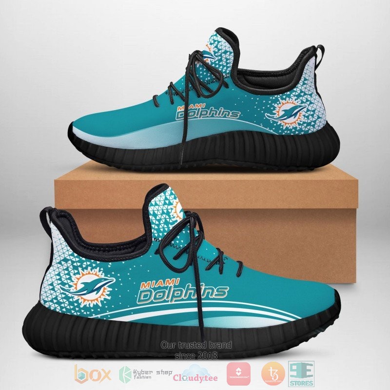 HOT NFL Miami Dolphins Reze sneaker 2 NFL Miami Dolphins Reze Shoes 1