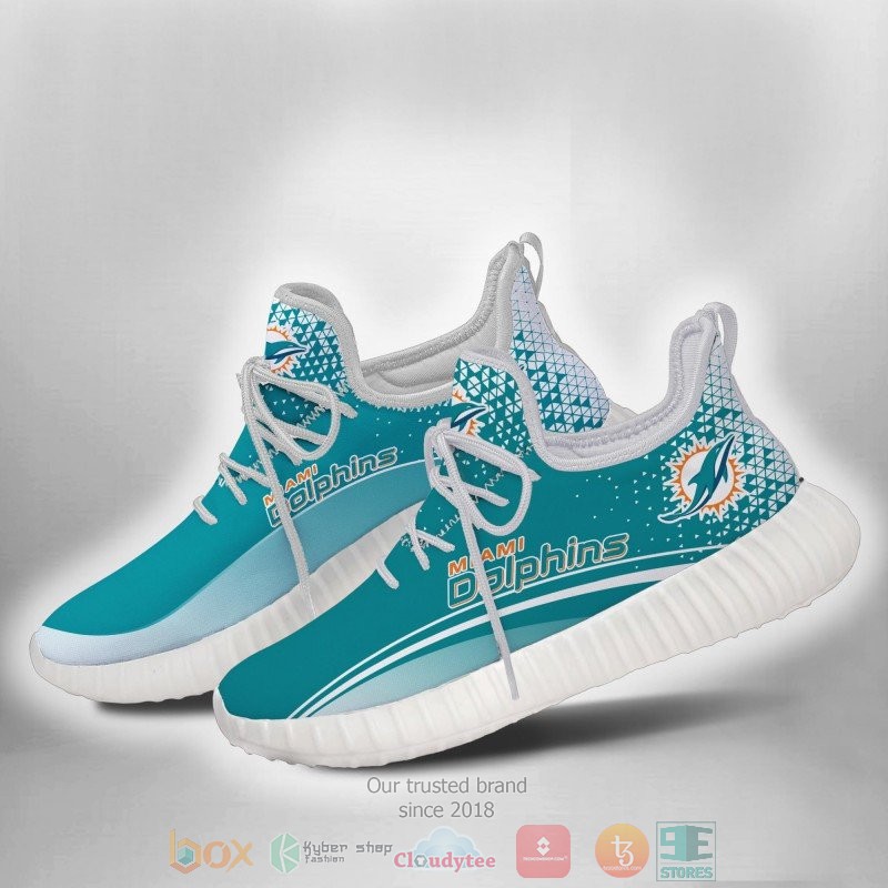 HOT NFL Miami Dolphins Reze sneaker 4 NFL Miami Dolphins Reze Shoes 1 2 3