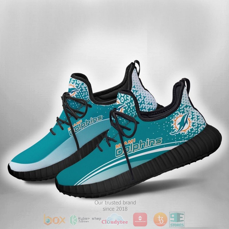 HOT NFL Miami Dolphins Reze sneaker 5 NFL Miami Dolphins Reze Shoes 1 2 3 4