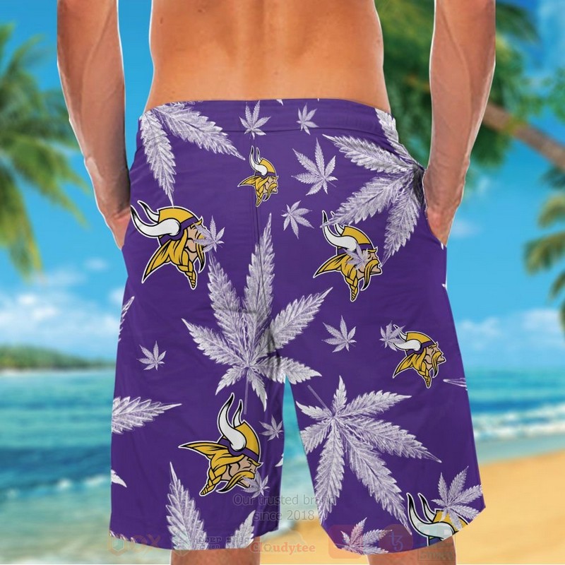 BEST NFL Minnesota Vikings Cannabis Leaves Hawaii Shirt, Short 6 NFL Minnesota Vikings Cannabis Leaves Hawaiian Shirt Short 1 2 3 4 5