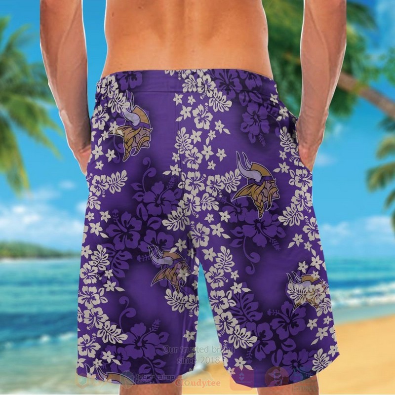 BEST NFL Minnesota Vikings Full Purple Hiibscus Hawaii Shirt, Short 6 NFL Minnesota Vikings Full Purple Hiibscus Hawaiian Shirt Short 1 2 3 4 5