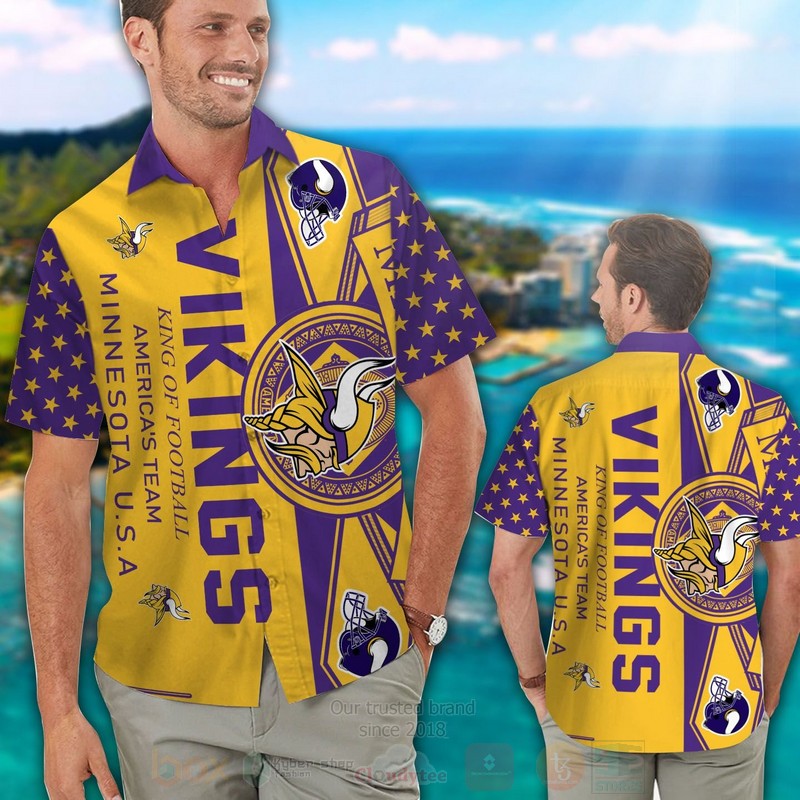 NFL Minnesota Vikings Men Woman Hawaiian Shirt ShortShirt
