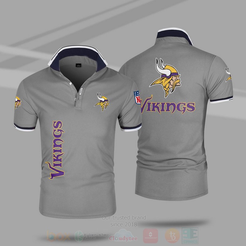 BEST NFL Minnesota Vikings All Over Print Polo Shirt 8 NFL Minnesota Vikings Polo Shirt 1 2 3 4 5 6 7