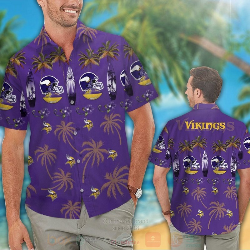 BEST NFL Minnesota Vikings Rugby Hats Hawaii Shirt, Short 2 NFL Minnesota Vikings Rugby Hats Hawaiian Shirt Short 1