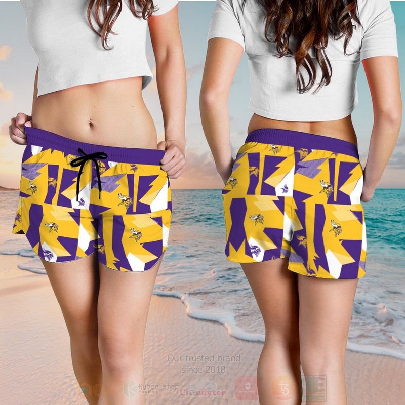 BEST NFL Minnesota Vikings Yellow-Purple Hawaii Shirt, Short 4 NFL Minnesota Vikings Yellow Purple Hawaiian Shirt Short 1 2 3