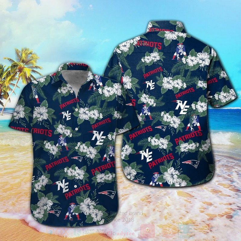 NFL New England Patriots Hawaiian Shirt Short