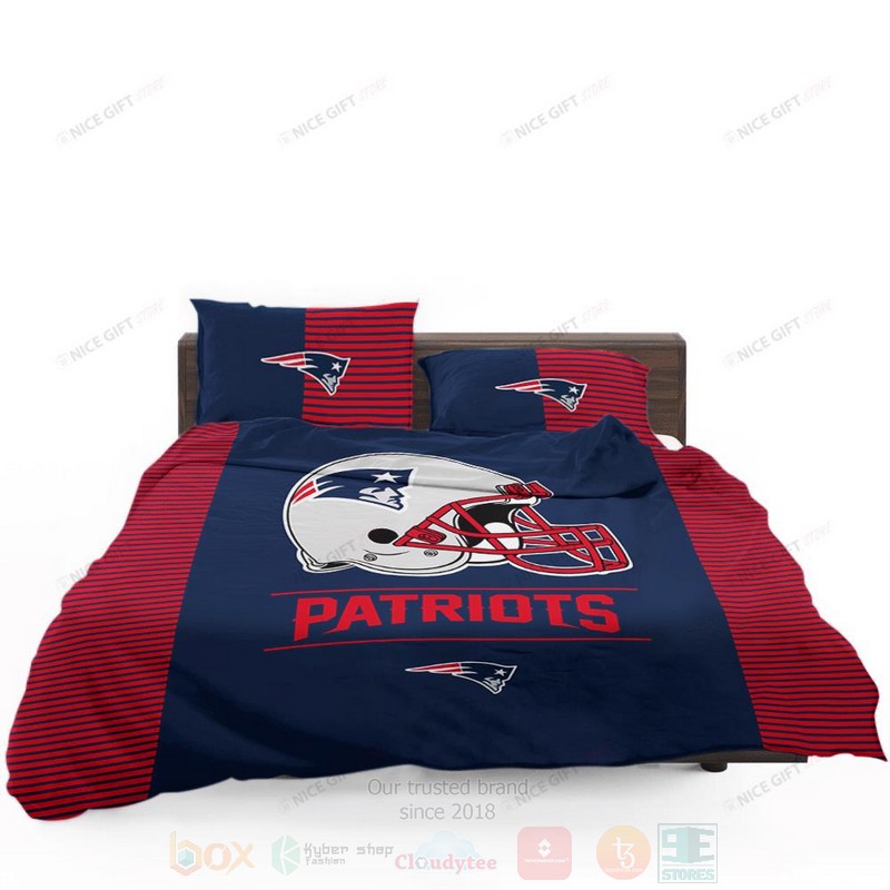 NFL New England Patriots Inspired Bedding Set