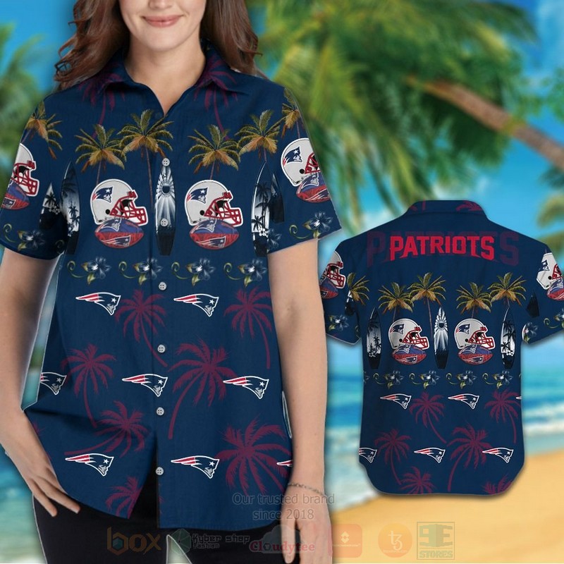 BEST NFL New England Patriots Rugby Cap Hawaii Shirt, Short 3 NFL New England Patriots Rugby Cap Hawaiian Shirt Short 1 2