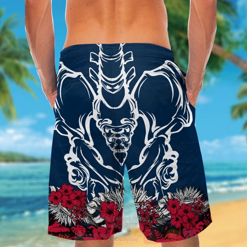 BEST NFL New England Patriots Skeleton Hawaii Shirt, Short 6 NFL New England Patriots Skeleton Hawaiian Shirt Short 1 2 3 4 5