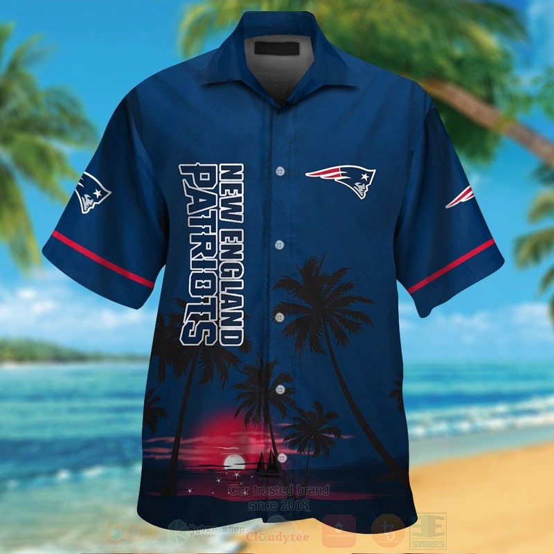BEST NFL New England Patriots Sun Hawaii Shirt, Short 13 NFL New England Patriots Sun Hawaiian Shirt Short