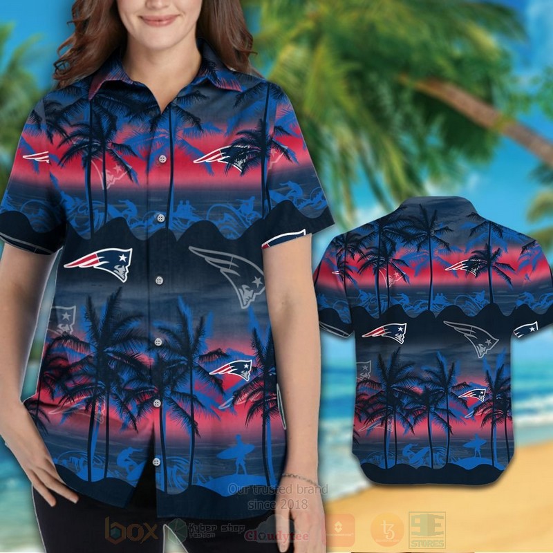 BEST NFL New England Patriots Surf Hawaii Shirt, Short 3 NFL New England Patriots Surf Hawaiian Shirt Short 1 2