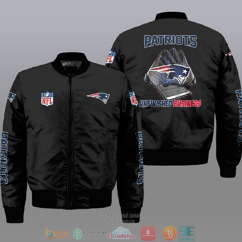 NFL New England Patriots Unfinished Business Bomber Jacket