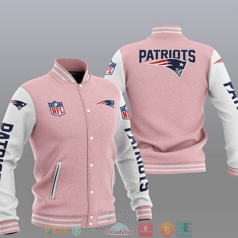 NFL New England Patriots Varsity Jacket 4 NFL New England Patriots Varsity Jacket 1 2 3