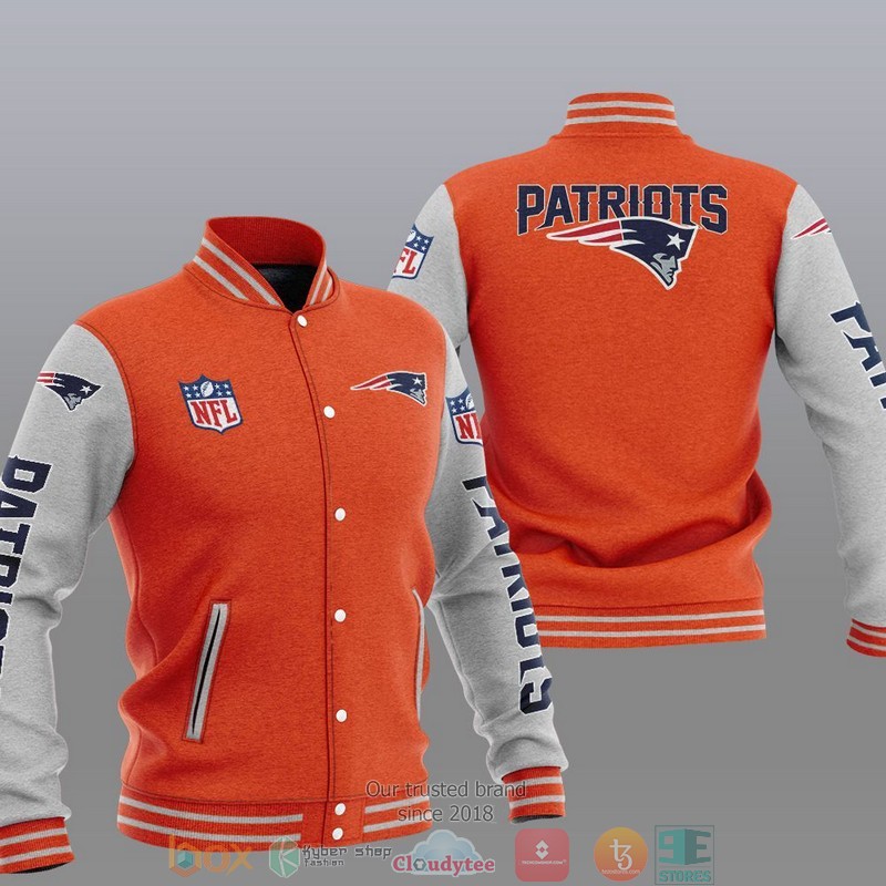 NFL New England Patriots Varsity Jacket 6 NFL New England Patriots Varsity Jacket 1 2 3 4 5