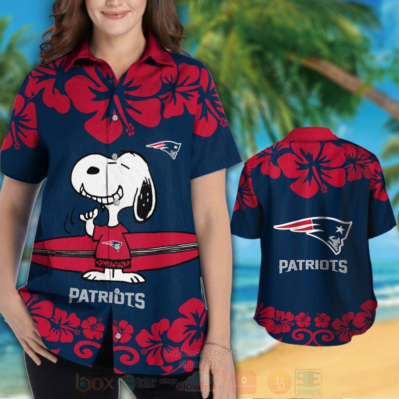 BEST NFL New England Patriots and Snoopy Hawaii Shirt, Short 3 NFL New England Patriots and Snoopy Hawaiian Shirt Short 1 2