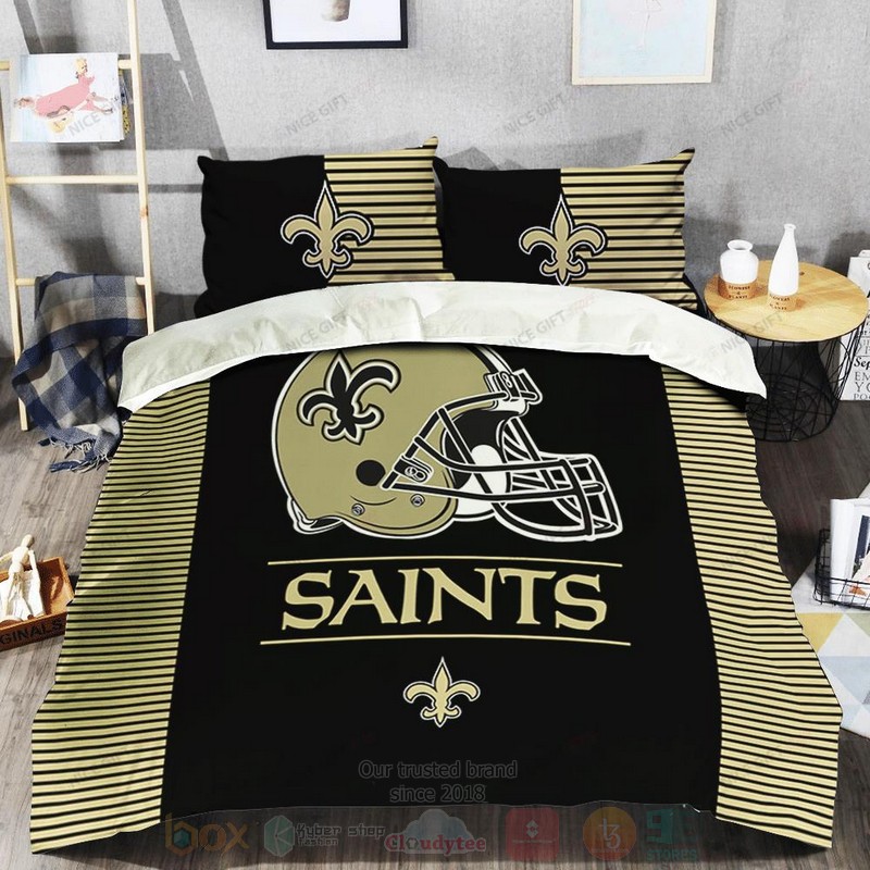 NFL New Orleans Saints Inspired Bedding Set 1