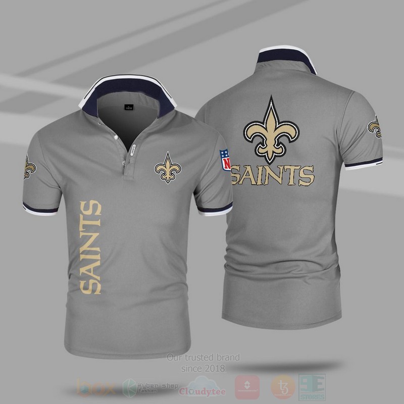 NFL New Orleans Saints Polo Shirt 1 2 3 4 5 6 7