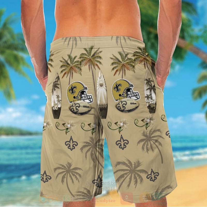 NFL New Orleans Saints Rugby Hat Hawaiian Shirt Short 1 2 3 4 5