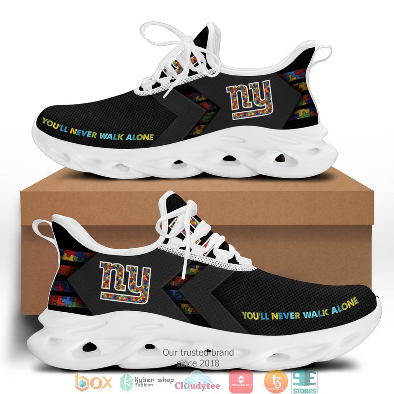 NFL New York Giants Autism Max Soul Sneakers 2 NFL New York Giants Autism Max Soul Sneakers 1
