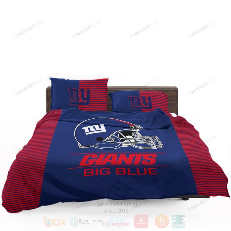 NFL New York Giants Big Blue Inspired Bedding Set