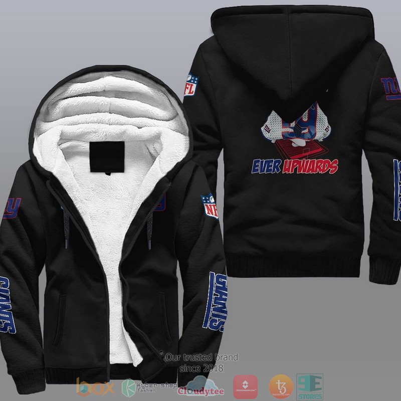 HOT New York Giants Ever Upwards 3D Fleece Hoodie 8 NFL New York Giants Ever Upwards Fleece Hoodie