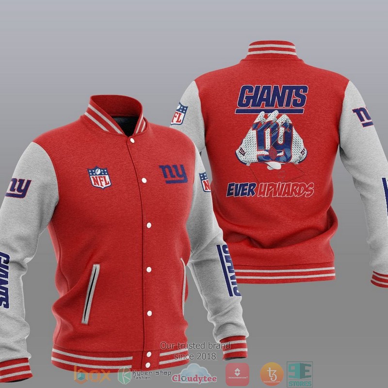 NFL New York Giants Ever Upwards Varsity Jacket 1 2 3 4