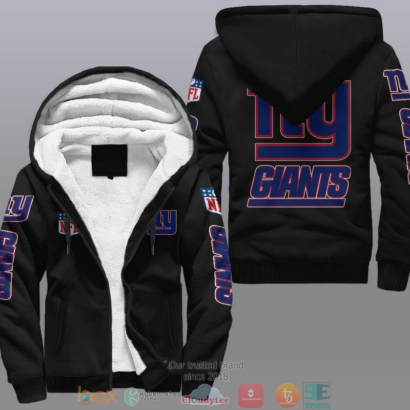 HOT New York Giants 3D Fleece Hoodie 1 NFL New York Giants Fleece Hoodie