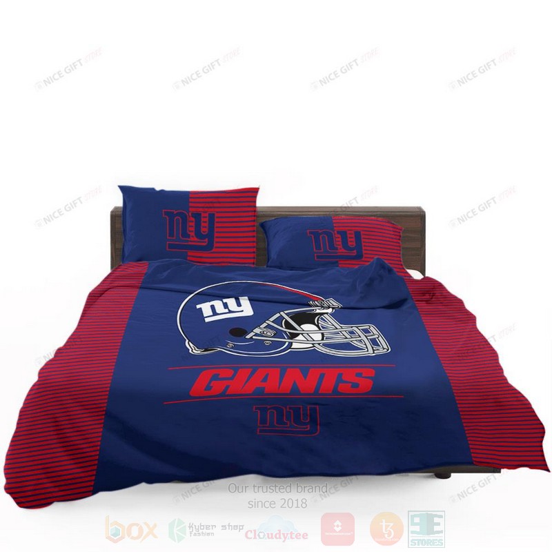 NFL New York Giants Inspired Bedding Set