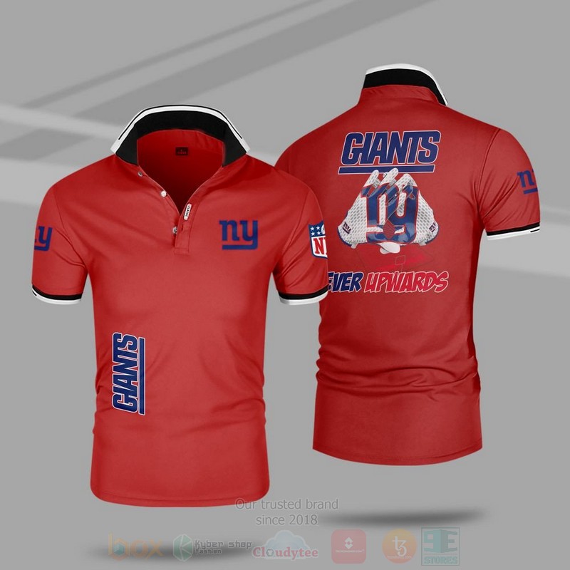 BEST NFL New York Giants Premium All Over Print Polo Shirt 3 NFL New York Giants Premium Polo Shirt 1 2