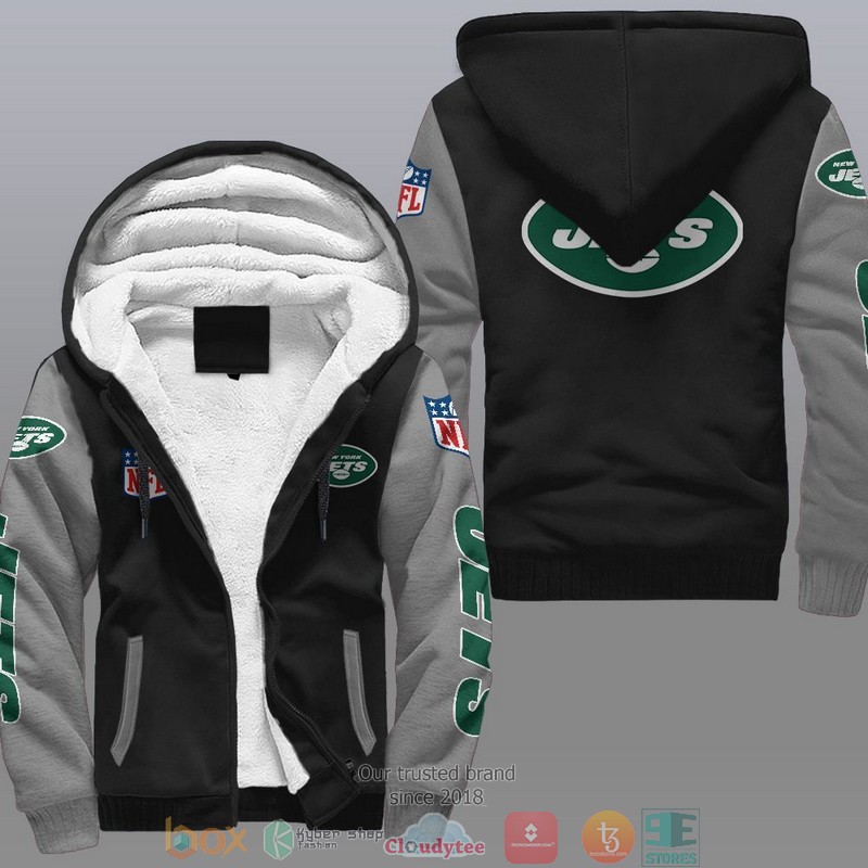 HOT New York Jets 3D Fleece Hoodie 2 NFL New York Jets Fleece Hoodie 1