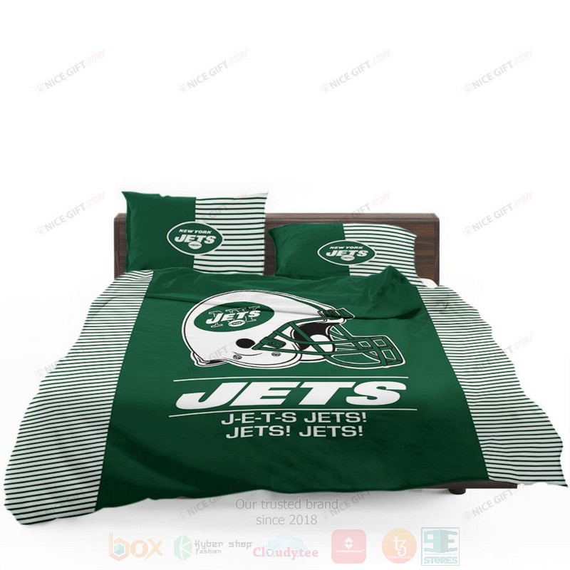NFL New York Jets J E T S Jets Jets Jets Inspired Bedding Set