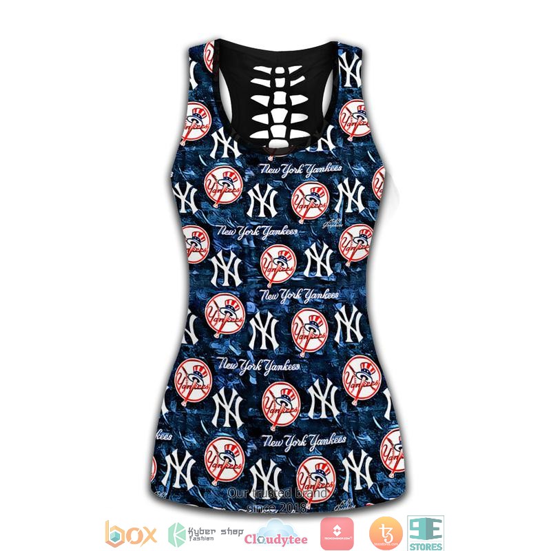 NFL New York Yankees Blue Tank Top Legging 1 2 3 4 5 6