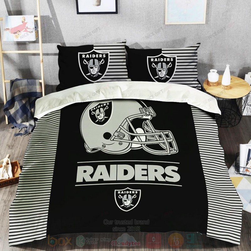 NFL Oakland Raiders Inspired Bedding Set 1