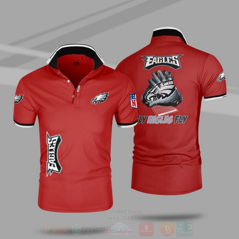 BEST NFL Philadelphia Eagles Premium All Over Print Polo Shirt 3 NFL Philadelphia Eagles Premium Polo Shirt 1 2