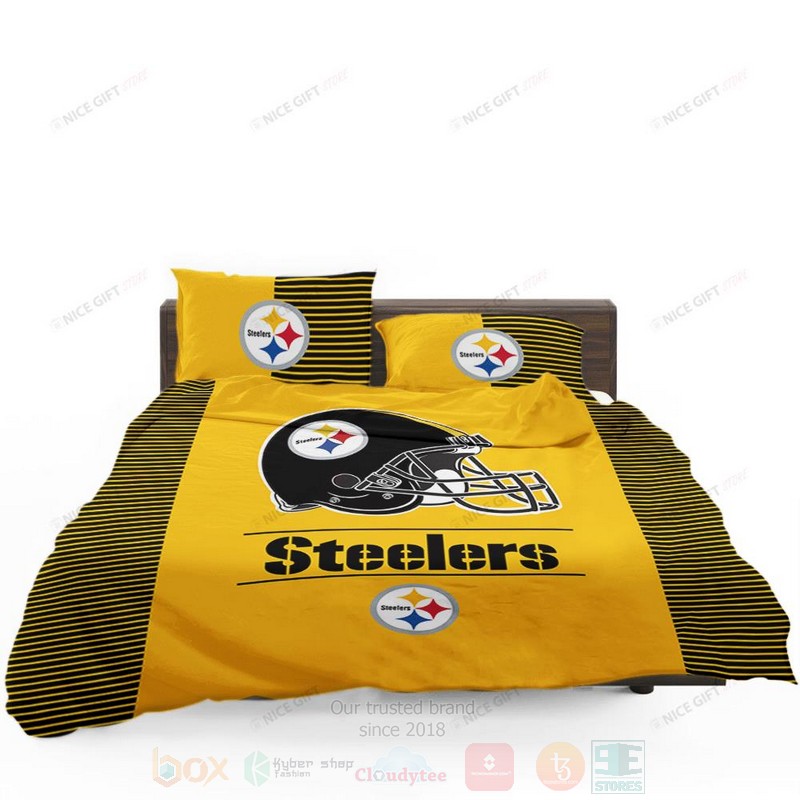 NFL Pittsburgh Steelers Inspired Bedding Set